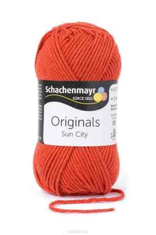 Пряжа Schachenmayr "Originals Sun City", 97м, 50г (00211, terracotta, терракотовый (красновато-коричневый) 9807336-00211
