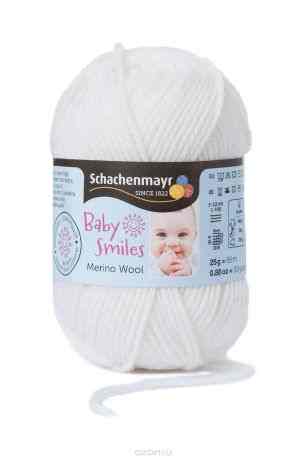Пряжа для вязания Schachenmayr "Baby Smiles Merino Wool", цвет: натуральный (01002), 85 м, 25 г