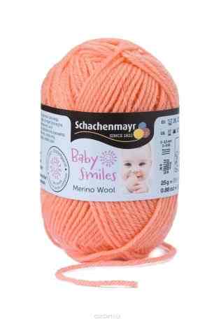 Пряжа для вязания Schachenmayr "Baby Smiles Merino Wool", цвет: абрикосовый (01024), 85 м, 25 г