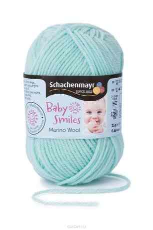 Пряжа для вязания Schachenmayr "Baby Smiles Merino Wool", цвет: зеленая мята (01066), 85 м, 25 г