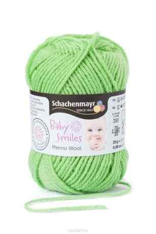 Пряжа для вязания Schachenmayr "Baby Smiles Merino Wool", цвет: зеленое яблоко (01072), 85 м, 25 г