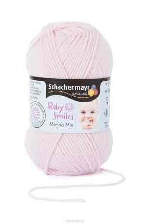 Пряжа Schachenmayr "Baby Smiles Merino Mix", 120м, 50г (01035, rosa, светло-розовый) 9807561-01035
