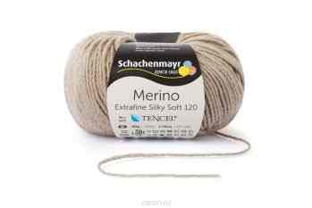 Пряжа Schachenmayr "Merino Extrafine Silky Soft 120", 120м, 50г (00505, beige, бежевый) 9807567-00505