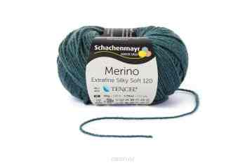 Пряжа для вязания Schachenmayr "Merino Extrafine Silky Soft 120", цвет: еловый (00570), 120 м, 50 г