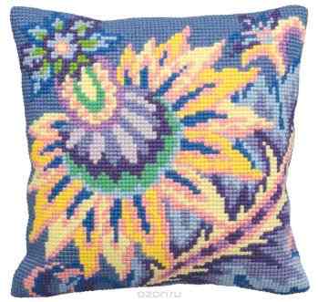 Набор для вышивания подушки "Collection D'Art", 40 х 40 см. 5134