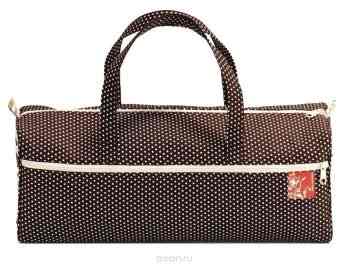 Сумка для рукоделия Prym "Кофе", цвет: коричневый, белый