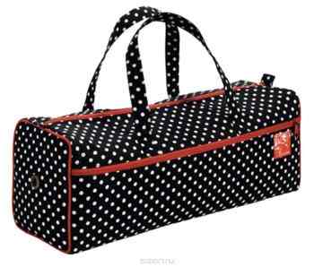 Сумка для рукоделия Prym "Полька", цвет: черный, белый, красный