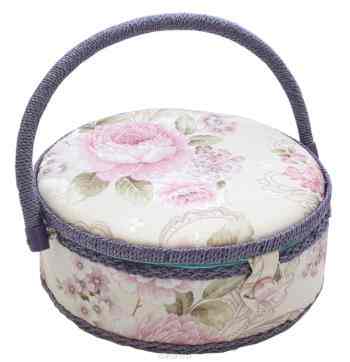 Шкатулка для рукоделия "Гортензия-2", 25х25х10 см. 14111