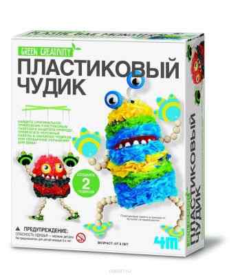 4M Набор для изготовления игрушки Пластиковый чудик