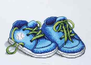 Набор для вышивания крестом Crystal Art "Первые шаги", 24 х 18 см. ВТ-007