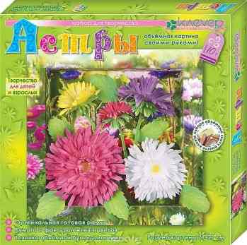 Клевер Набор для изготовления картины Астры
