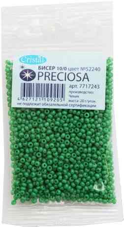 Бисер "Preciosa" полупрозрачный, 10/0, 20 г. 311-19001-10/0-52240
