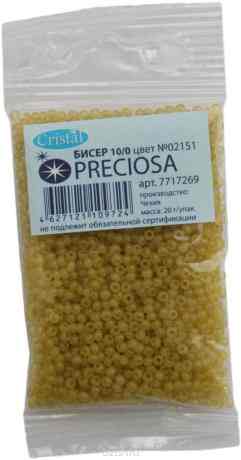 Бисер "Preciosa" алебастр, 10/0, 20 г. 331-19001-10/0-02151