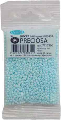 Бисер "Preciosa" мелованный, 10/0, 20 г. 331-19001-10/0-03434