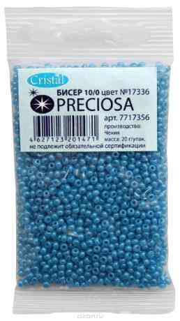 Бисер "Preciosa" алебастр, 10/0, 20 г. 331-19001-10/0-17336