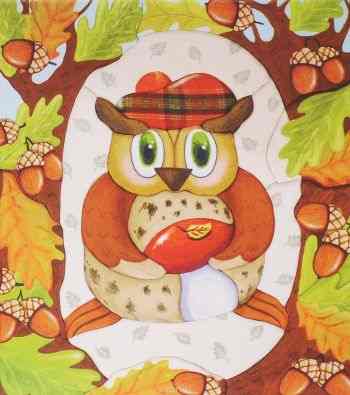 Набор для создания аппликации Peppy "Лесной житель", в технике пэчворк, 17 х 19 см