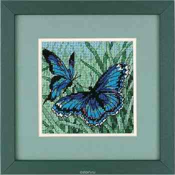 Набор для вышивания Dimensions "Пара бабочек", 13 х 13 см