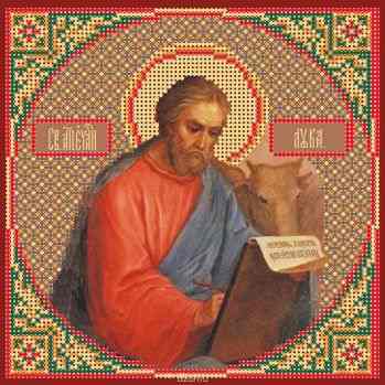 Набор для вышивания бисером Матренин Посад "Святой Лука", 18 х 18 см
