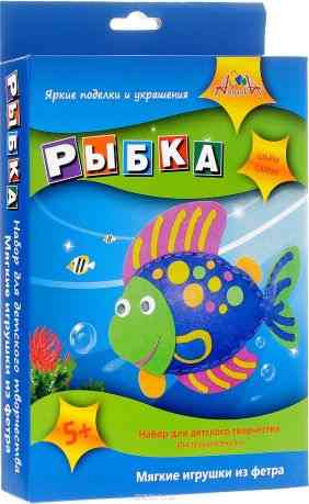 Апплика Набор для изготовления игрушки из фетра Рыбка