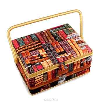 Шкатулка для рукоделия "RTO", с вкладышем, 32,5 x 24,5 x 16 см