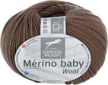 Пряжа для вязания Cheval Blanc "Merino Baby", цвет: коричневый (027), 200 м, 50 г