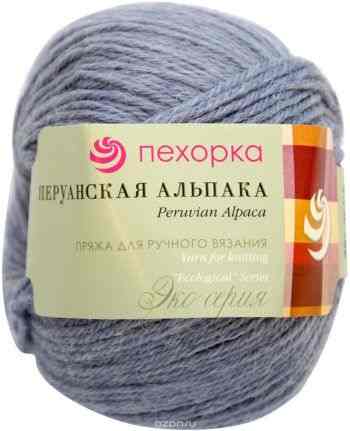 Пряжа для вязания Пехорка "Перуанская альпака", цвет: габардин (587), 150 м, 50 г, 10 шт