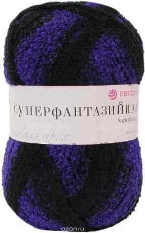 Пряжа "Суперфантазийная" 360гр. 830м. (50%шерсть, 48%акрил, 2%п/а.). 360054_122М_122 М