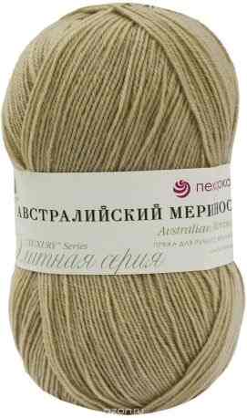 Пряжа для вязания Пехорка "Австралийский меринос", цвет: лама (337), 400 м, 100 г, 5 шт