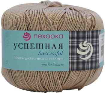 Пряжа для вязания Пехорка "Успешная", цвет: солома (331), 220 м, 50 г, 10 шт