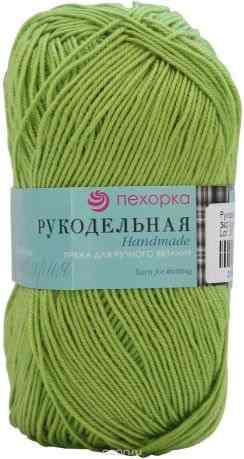 Пряжа Пехорка "Рукодельная", цвет: светлый горох (342), 175 м, 50 г, 5 шт