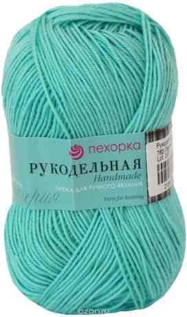 Пряжа для вязания Пехорка "Рукодельная", цвет: лазурный (762), 175 м, 50 г, 5 шт