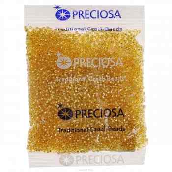 Бисер Preciosa "Ассорти", непрозрачный, цвет: золотистый (02), 10/0, 50 г