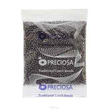 Бисер Preciosa "Ассорти", непрозрачный, цвет: коричневый (18), 10/0, 50 г