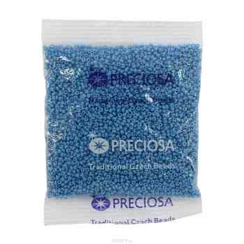 Бисер Preciosa "Ассорти", непрозрачный, глянцевый, цвет: синий (17), 10/0, 50 г