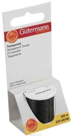 Моно-нить "Guetermann", цвет: черный, 200 м. 135193_795950-755