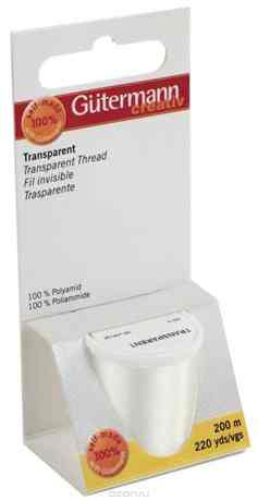 Моно-нить "Guetermann", цвет: белый, 200 м. 135193_795941-111