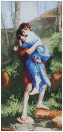 Набор для вышивания крестом Crystal Art "Головокружение от любви", 21 x 44.5 см