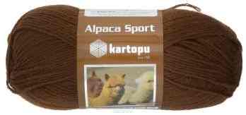 Пряжа для вязания Kartopu "Alpaca Sport" , цвет: коричневый  (К891), 260 м, 100 г, 5 шт