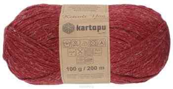 Пряжа для вязания Kartopu "Ketenli Yun" , цвет: красный (K122), 200 м, 100 г, 5 шт