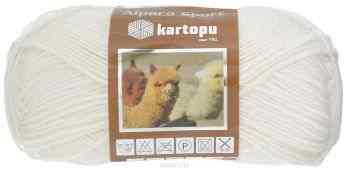 Пряжа для вязания Kartopu "Alpaca Sport" , цвет: белый (К010), 260 м, 100 г, 5 шт