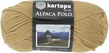 Пряжа для вязания Kartopu "Alpaca Polo", цвет: темно-бежевый (К870), 120 м, 100 г, 5 шт