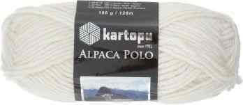 Пряжа для вязания Kartopu "Alpaca Polo", цвет: белый (К010), 120 м, 100 г, 5 шт