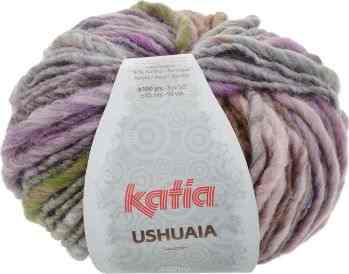 Пряжа для вязания Katia "Ushuaia", цвет: фиолетовый, зеленый, серый (602), 85 м, 100 г