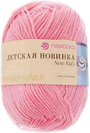 Пряжа для вязания Пехорка "Детская новинка", цвет: светлая азалия (324), 200 м, 50 г, 10 шт