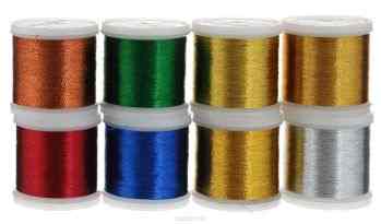 Набор швейных ниток Madeira "Metallic Classic", 200 м, 8 шт