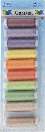 Нитки для вышивания Gamma "Набор №2", 183 м, 10 шт