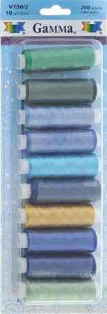 Нитки для вышивания Gamma "Набор №3", 183 м, 10 шт