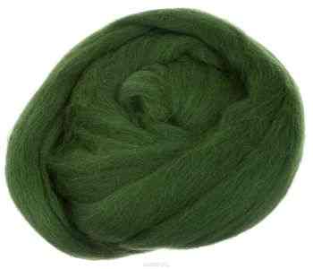 Шерсть для валяния "Gamma", цвет: морские водоросли (1384), 50 г