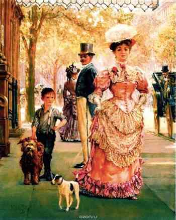 Набор для создания картины Магия хобби "Дама с собачкой", в технике папертоль