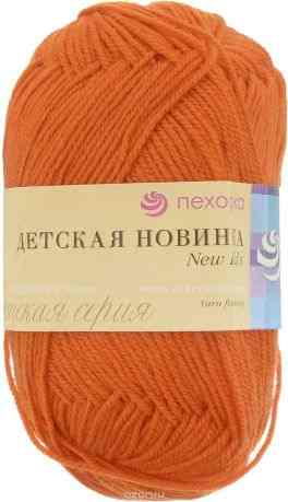 Пряжа для вязания Пехорка "Детская новинка", цвет: календула (79), 200 м, 50 г, 10 шт